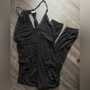 Johnny Was Calme Women’s Black Knit Jumpsuit Sz S